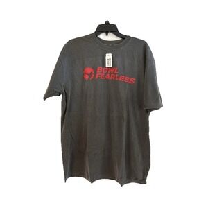 Comfort Colors Bowl Fearless T Shirt Mens XL Gray Bowling‎ Graphic